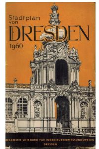 Stadtplan von Dresden 1960.