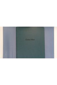 Christa Näher.   - Katalog zur Ausstellung Christa Näher, 3. Dezember 1988 bis 22. Januar 1989.