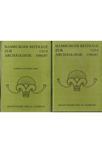 Hamburger Beiträge zur Archäologie, Bd. 13/14 1886/1987, Textband + Mappe mit Karten