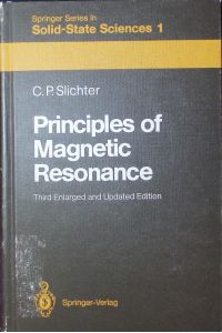Principles of magnetic resonance.