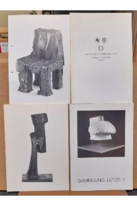 Konvolut v. 4 Schriften / 1. Sammlung Lütze II (Kunst des 20. Jahrhunderts aus Süddeutschland. Plastik aus 100 Jahren)