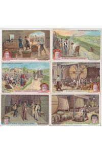 Liebigbilder Serie 831 Aus dem Lande des Champagners komplett 1912 (108459)