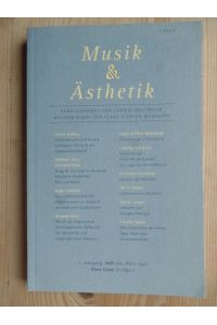 Musik & Ästhetik. 1. Jg. , Heft 1-2