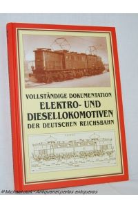 Vollständige Dokumentation Elektro-, Diesellokomotiven und Triebwagen der Deutschen Reichsbahn.   - Merkbuch für Triebfahrzeuge.