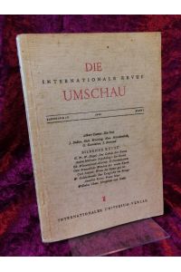 Die Umschau. Internationale Revue. Jahrgang III. Heft 1.