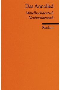 Das Annolied: Mhd. /Dt: Mittelhochdeutsch / Neuhochdeutsch (Reclams Universal-Bibliothek)