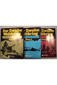 Der zweite Weltkrieg, Konvolut von 3 Bänden [3 Bücher].   - Von München bis Moskau, Erlebnisberichte weltberühmter Autoren.