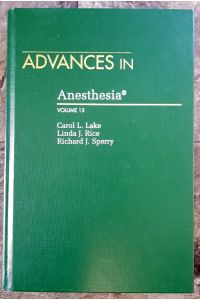 Advances in Anesthesia (Advances S. )