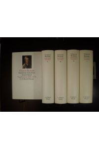 Sämtliche Schriften. 1) Tagebücher 1768-1778, 2) Tagebücher 1779-1788, 3) Tagebücher 1789-1798, 4) Lebensgeschichte und vermischte Schriften, 5) Kommentar und Register