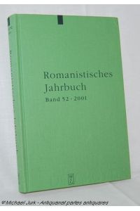 Romanistisches Jahrbuch. Band 52, 2001.