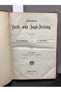 Allgemeine Forst- und Jagd-Zeitung. Neue Folge 94. Jahrgang.