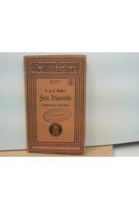 D. F. Auber : Fra Diavolo - Komische Oper in drei Aufzügen - vollständiges Buch