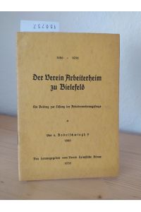 Der Verein Arbeiterheim zu Bielefeld. Ein Beitrag zur Lösung der Arbeiterwohnungsfrage, 1886. [Von v. Bodelschwingh]. (= Separatdruck aus Schriften des Vereins für Sozialpolitik. Band 33).