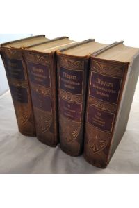 Meyers Großes Konversationslexikon, Konvolut von 22 Bänden [4 Bücher].   - Band 1-18 fehlen.