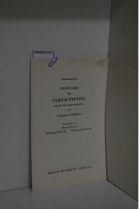 Hans-Friedrich Rosenfeld: Zu den Anfängen der Devotio moderna / Sonderdruck aus: Festgabe für Ulrich Pretzel zum 65. Geburtstag dargebracht von Freunden und Schülern