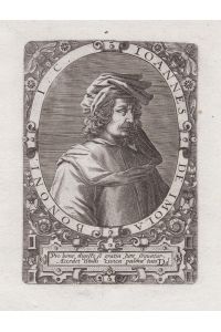 Ioannes de Imola Bononi I. C.  - Giovanni da Imola (1372-1436) Italian jurist Pavia Siena Bologna Portrait