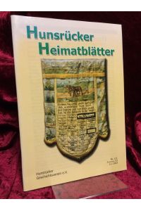 Hunsrücker Heimatblätter. Jahrgang 43. 2003. Nr. 121.