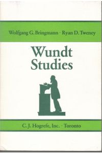 Wundt studies. A centennial collection. - From the contents: I. The Heidelberg years / II. The Leipzig period / III. Illustrations / IV. Impact and assessment. - with texts by Carl F. Graumann, Robert J. Richards / Willem van Hoorn and Thom Verhave, Marilyn E. Marshall and Russel A. Wendt, Norma J. Bringmann, Michael M. Sokal, Ingemar Nilsson and others. -