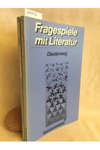 Fragespiele mit Literatur: Übungen im produktiven Umgang mit Texten.   - (= 2 Bände, Schulheft und Lehrerheft).