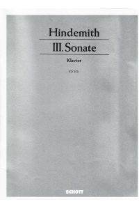 Sonaten für Klavier (1936). III. Sonate.   - = ED 2521.