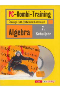 PC-Kombi-Training Algebra. Übungs-CD-ROM und Lernbuch. 7. Schuljahr.   - (= Klett LernTraining).