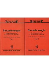 Wörterbücher der Biologie: Biotechnologie. Teil I+II.   - Mit 665 Abb. u. 103 Tab.