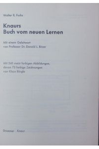 Knaurs Buch vom neuen Lernen.