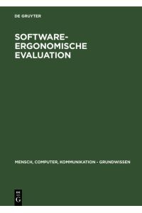 Software-ergonomische Evaluation  - Der Leitfaden EVADIS II