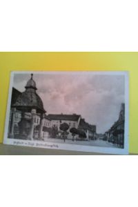 Ansichtskarte / Postkarte. Höchstadt, Hindenburgplatz, gelaufen, gestempelt . Feldpost