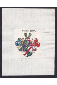 Piermont - Piermont Piemont Piemonte Wappen Adel coat of arms heraldry Heraldik