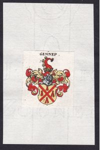 Gennep - Gennep Wappen Adel coat of arms heraldry Heraldik