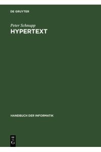 Handbuch der Informatik / Text- /Bildverarbeitung / Hypertext