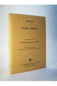 Beschreibung des Oberamts Böblingen. Beschreibung des Königreichs Württemberg nach Oberamtsbezirken. Band 27. Reprint