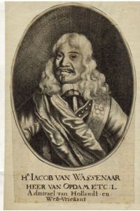 Jacob van Wassenaar Heer van Optam Etc: L Admiral van Hollandt en West-Vriekant. Orig. Kupferstich