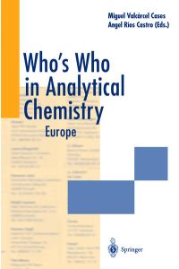 Who's who in analytical Chemistry: Europe.