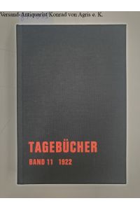 Mühsam, Erich: Tagebücher; Teil: Band 11. , 1922