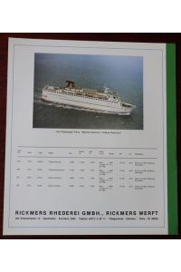 Rickmers: Car / Passenger Ferry Marina Nautica (Stena Nautica).