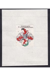 Schencken v: Landershausen - Schenck von Landershausen Schenk Wappen Adel coat of arms heraldry Heraldik