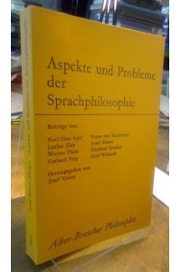 Aspekte und Probleme der Sprachphilosophie.