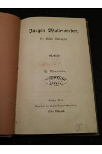 Jürgen Wullenweber, der kühne Demagoge - Gedicht