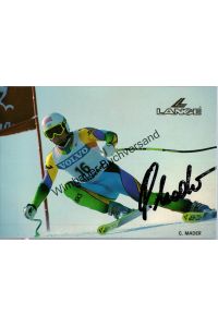 Original Autogramm Günther Mader Ski /// Autograph signiert signed signee