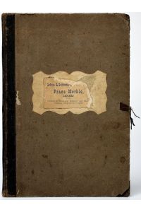 Musterbuch, Schön- & Seidenfärberei & Druckerei Franz Merkle, Saulgau. Färberei & Druckerei wollener und baumwollener Ringelgarne (Rayée).