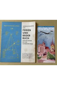 1. Deutsche Lufthansa A. G. Sommer-Flugplan 1936, im Flugzeug von Erfurt. . . . ; 2. Fluglinien der Deutschen Lufthansa. Übersichtskarten zum Ferien und Bäderbuch. Von der Ostsee bis zum schwarzen Meer.