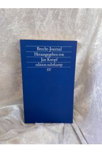 Brecht-Journal (edition suhrkamp)  - Edition Suhrkamp ; 1191 = N.F., Bd. 191