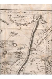 Prospect, Grundris und Gegent der Königl. Schwed. Vestung Stralsund, wie solche den 15. July A°. 1715 von den Nordischen Hohen Allyrten ist belagert worden.