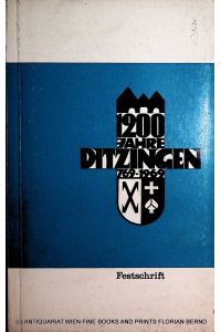 1200 Jahre Ditzingen. Festschrift.