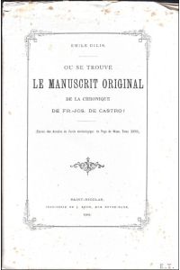 Ou se trouve le manuscrit original de la chronique de Fr. -Jos de Castro?