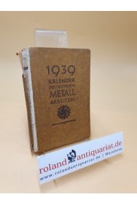Kalender des Deutschen Metallarbeiters 1939
