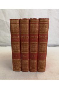Byrons sämmtliche Werke. Acht Bände in vier Büchern. Komplett.