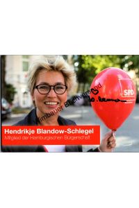 Original Autogramm Hendrikje Blandow-Schlegel /// Autograph signiert signed signee